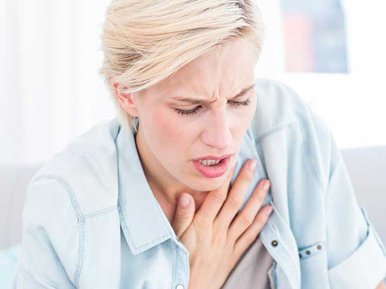 Torasik osteokondroz ile nefes almak ağrıya ve daralma hissine neden olur